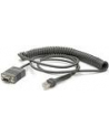 zebra CABLE - RS232: DB9 FEMALE CONNECTOR,9 FT(28M) COILED, POWER PIN 9, -30C - nr 11