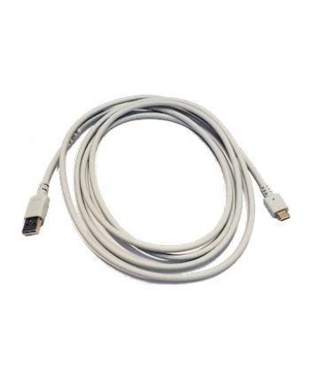 zebra CS6080 Cordless Cradle Cable: USB-C (Cradle) to USB-A (Host) Cable; 7ft (21m), Straight - HC White nr 2