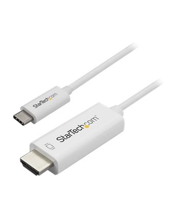 startech 1M USB C TO HDMI CABLE - WHITE/