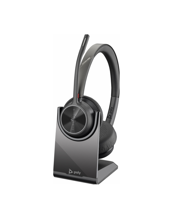 hp Poly Voyager 4320 Microsoft Teams Certified Headset +BT700 dongle +Charging Stand główny