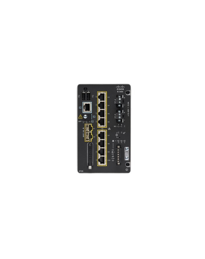 cisco systems Catalyst IE3400 with 8 GE Copper and 2 GE SFP, Modular, NE główny