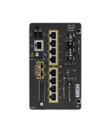 cisco systems Catalyst IE3400 with 8 GE Copper and 2 GE SFP, Modular, NE