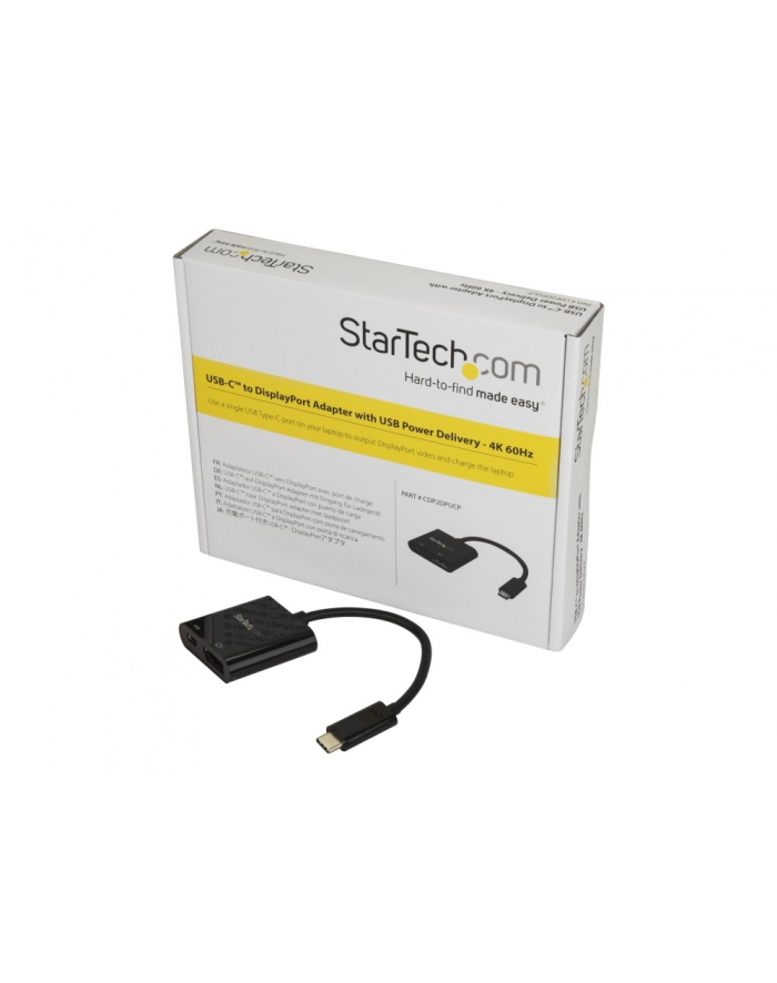startech USB-C TO DP WITH USB PD/ główny