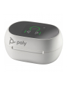 hp poly Poly Voyager Free 60+ UC White Sand Earbuds +BT700 USB-A Adapter +Touchscreen Charge Case - nr 5