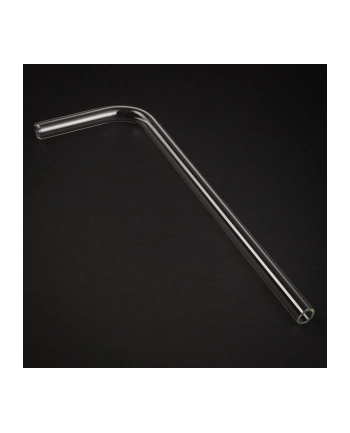 Alphacool HardTube 16/11mm Szkło borokrzemianowe 90 stopni kąt 10/30cm - Przezroczyste nr 2