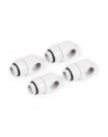 Alphacool Icicle L-Connector Obczerwonyowy G1/4 Męski na G1/4 F - 4 Sztuki Biały - nr 1