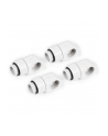 Alphacool Icicle L-Connector Obczerwonyowy G1/4 Męski na G1/4 F - 4 Sztuki Biały - nr 1