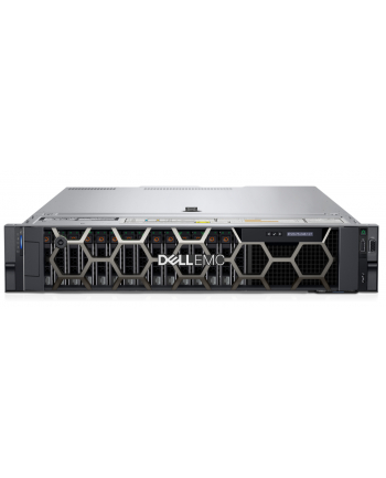 Serwer Dell PowerEdge R550 Silver 4310/Bez pamięci RAM/Bez dysku twardego/Obudowa 8x3,5'';/PERC H755/iDRAC9 Ent/Zasilacz 2x700 W/Bez systemu operacyjnego/3-letnia podstawowa gwarancja NBD | Dolina