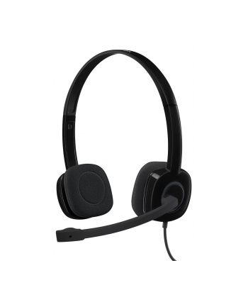 ZESTAW SŁUCHAWKOWY STEREO H151 BLACK 981-000589 LOGITECH