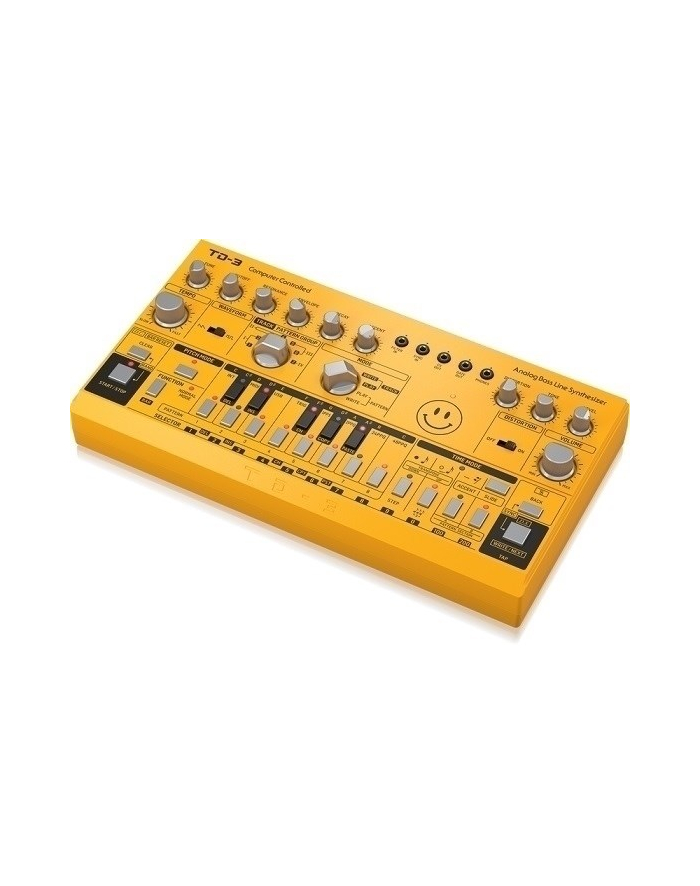 Behringer TD-3-AM Syntezator linii basowej żółty główny