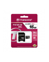 Transcend karta pamięci Micro SDHC 16GB Class 10 + Adapter - nr 38