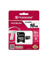 Transcend karta pamięci Micro SDHC 16GB Class 10 + Adapter - nr 8