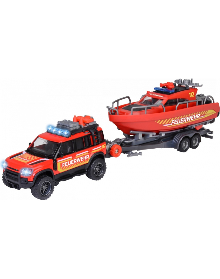 simba Majorette GS Land Rover z łodzią 33,5cm główny
