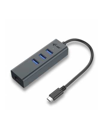 I-TEC USB-C 3-PORT HUB + GLAN/3X USB 30 SPACE GREY TB3 COMP