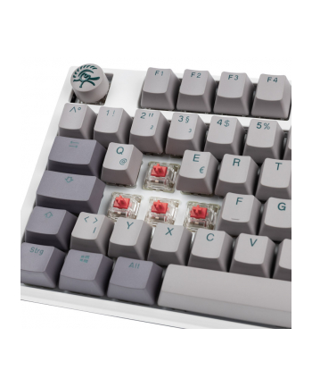 Klawiatura gamingowa Ducky One 3 Mist Grey, RGB LED - MX-Silent-Red