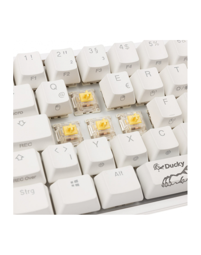 Klawiatura Gamingowa Ducky One 2 Pro White Edition, RGB LED - Gateron Yellow główny