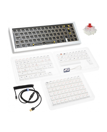 Klawiatura do gier Ducky Outlaw 65, Barebone - Srebrny (ISO)