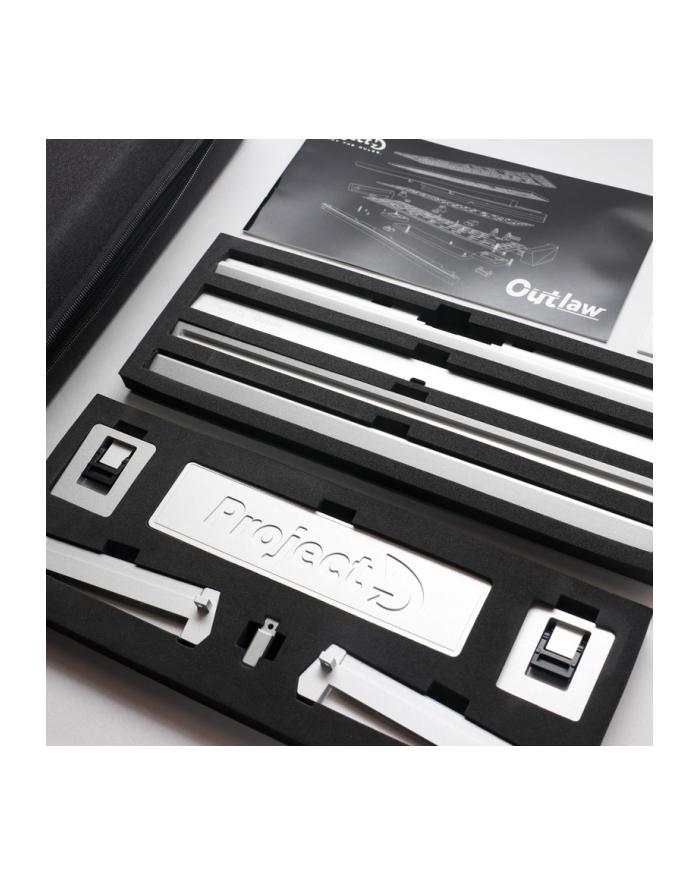 Klawiatura do gier Ducky Outlaw 65, Barebone - Srebrny (ISO) główny