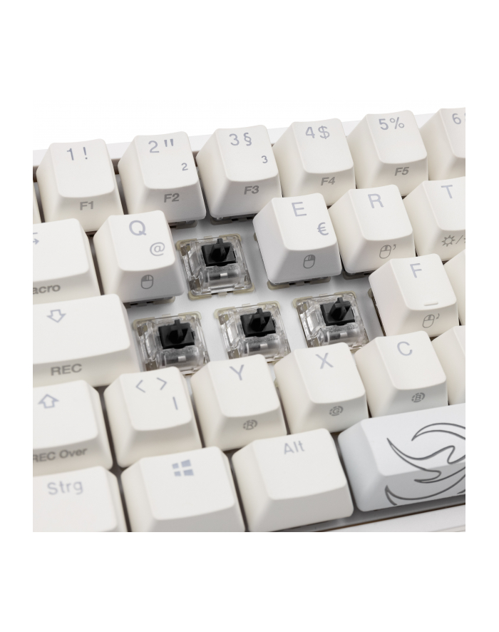 Klawiatura Gamingowa Ducky One 2 Pro White Edition, RGB LED - Wiśniowa Czerń główny