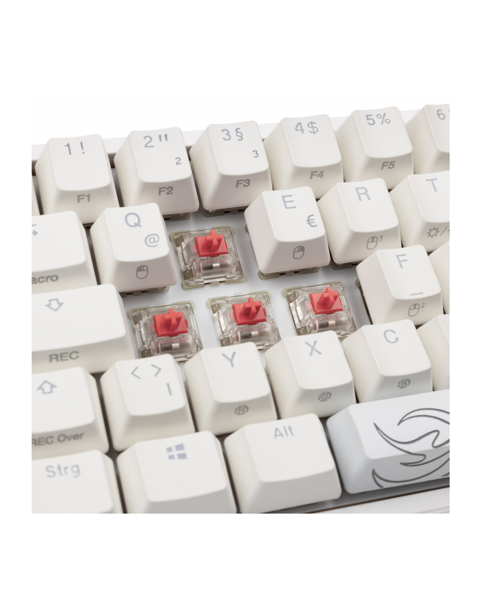 Klawiatura Gamingowa Ducky One 2 Pro Mini White Edition, RGB LED - Cherry Silent Red główny