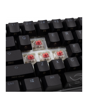 Klawiatura Gamingowa Ducky One 2 Pro Mini, RGB LED - Cherry Silent Red (US)