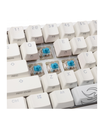 Klawiatura do gier Ducky One 2 Pro White Edition, RGB LED - Cherry Blue (US)
