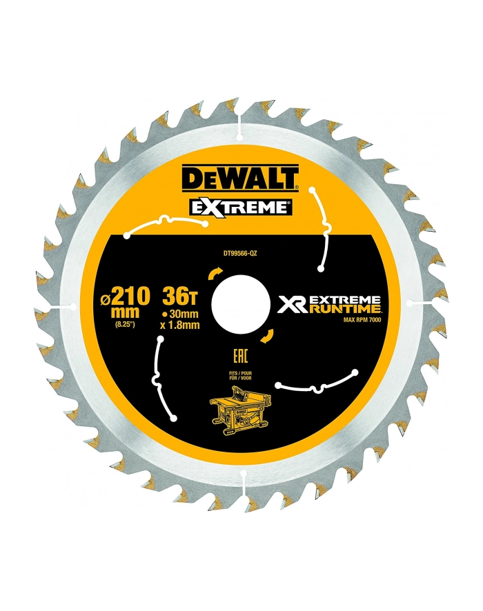 dewalt xtreme runtime 210mm x 30mm 36t csb główny