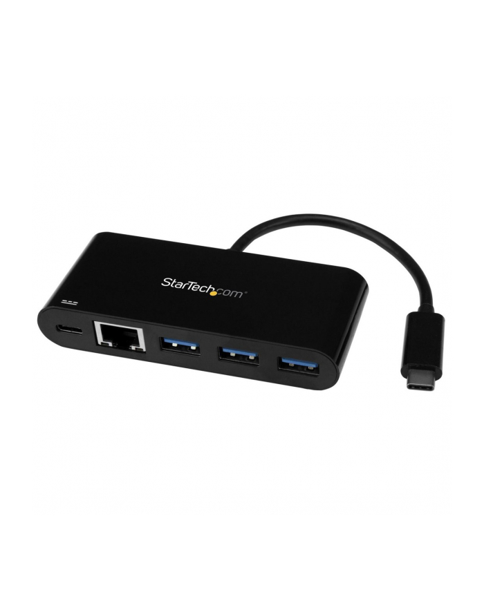 startech 3PT USB 30 C HUB + GBE PD 20/20 - TYPE C TO 3X A - USB 30 główny