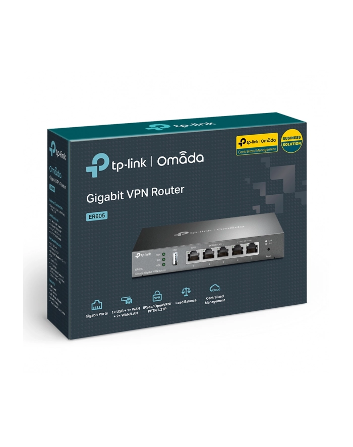 tp-link GIGABIT MULTI-WAN VPN ROUTER 1X/GB WAN 3X GB LAN/WAN 1X LAN główny