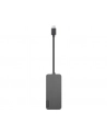 Hub 4-portowy USB-C/4xUSB-A Lenovo (czarny) - nr 2