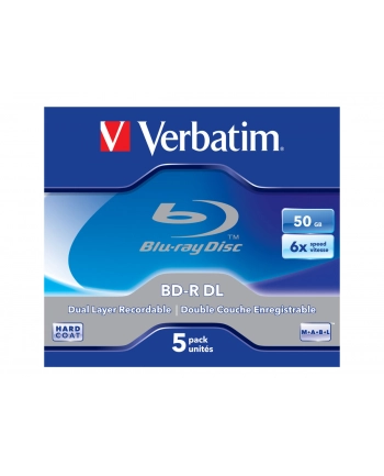 verbatim BD-R 2X DOUBLE LAYER 50GB PACK5/RW 1 TIME-PACK 5 UNITS nr 1