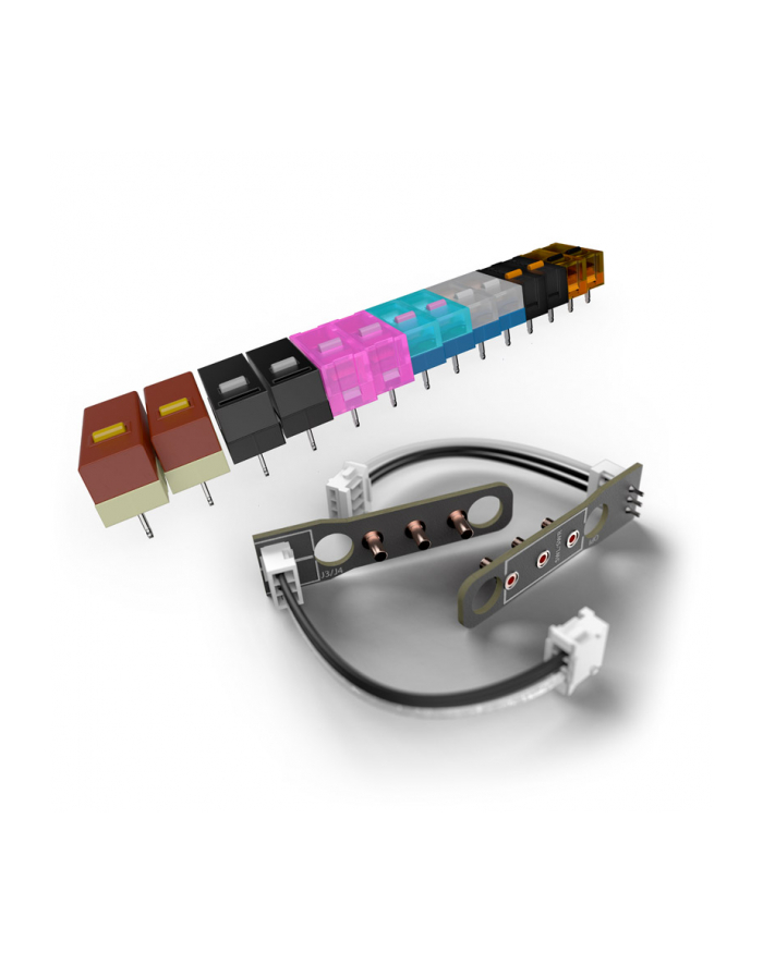 Uniwersalny zestaw przełączników Endgame Gear OP1 - 2x płytki PCB przełączników + 14 przełączników główny