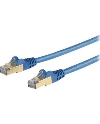 startech 5M CAT6A ETHERNET CABLE BLUE/BLUE - SHIELD-ED COPPER WIRE