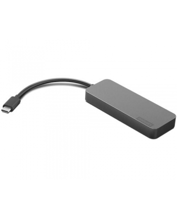 Hub 4-portowy USB-C/4xUSB-A Lenovo (czarny) nr 2