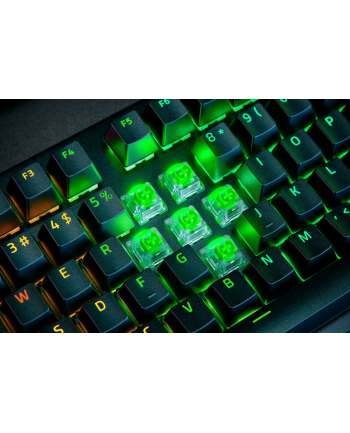 Klawiatura do gier Razer BlackWidow V4 Pro, żółty przełącznik, USB, układ D-E