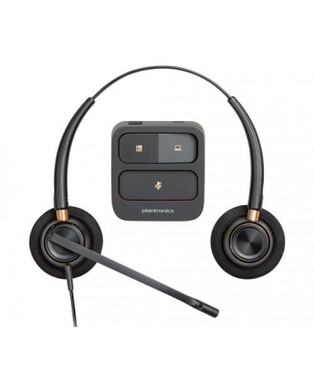 hp inc Poly EncorePro 520 Binaural Headset +Quick Disconnect EMEA - INTL English Loc  Euro plug nr 2