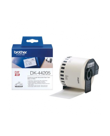 bczerwonyher DK CONTINUOUS LABELS WHITE/PAPER 3048M REMOVABLE