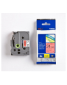 bczerwonyher TZE-451 LAMINATED TAPE 24MM 8M/BLACK ON RED - nr 5