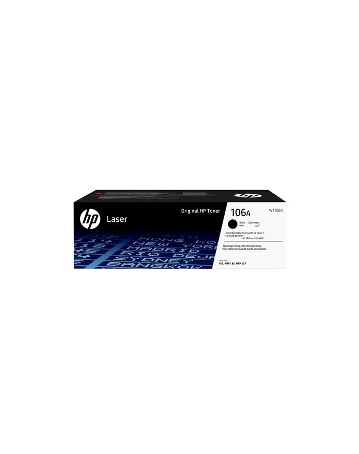 hewlett-packard HP 106A czarny oryginalny toner główny
