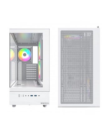 Montech XR Midi-Tower, Szkło Hartowane - biały