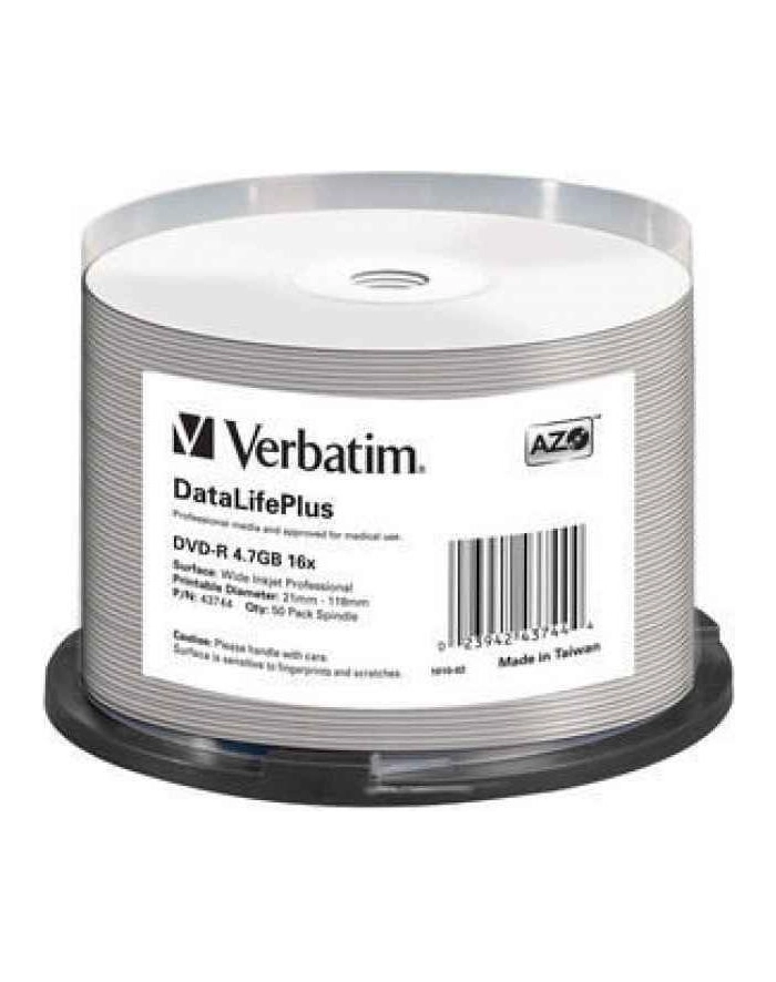 verbatim DVD-R 50PK SPINDLE WID-E/INKJET PROFESSIONAL główny