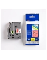 bczerwonyher TZE-451 LAMINATED TAPE 24MM 8M/BLACK ON RED - nr 6