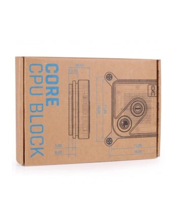 Alphacool Core 1 Aurora LT Chłodzenie procesora, ARGB - Akryl nr 1