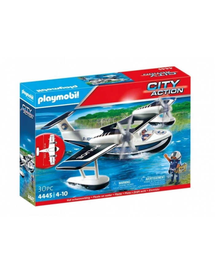 playmobil Zestaw figurek City Action 4445 Wodolot policyjny główny