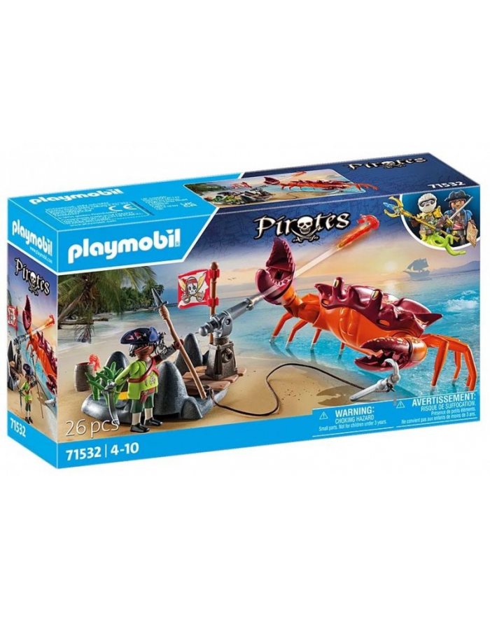 playmobil Zestaw z figurkami Pirates 71532 Walka z ogromnym krabem główny
