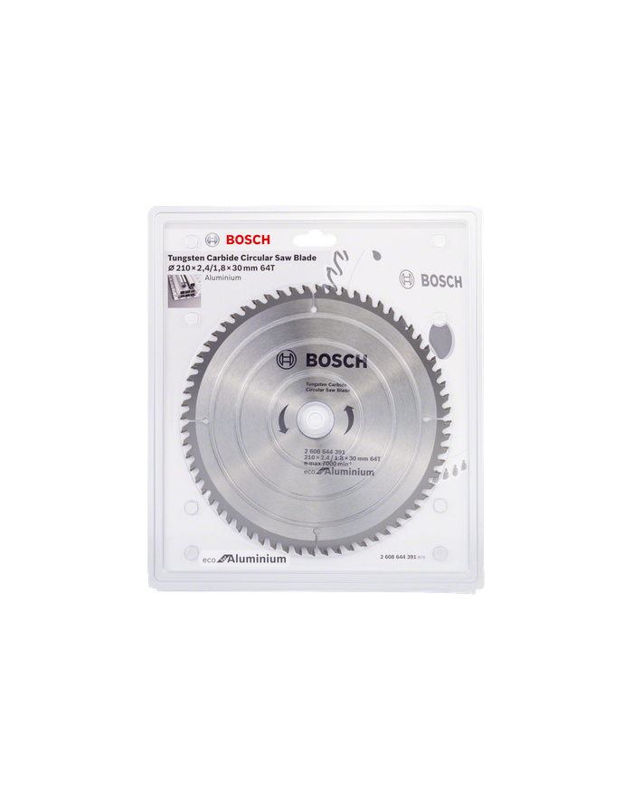 bosch PIŁA DO ALUMINIUM 210x30mm 64-ZĘBY ECO główny