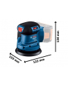 BOSCH SZLIFIERKA MIMOŚRODOWA 125mm GEX 185-LI SOLO - nr 2