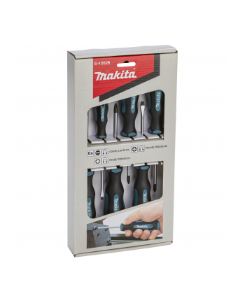 MAKITA ZESTAW WKRĘTAKÓW  6szt  (SL4,0 x 100 / SL5,5 x 100 / PH1 x 100 / PH2 x 100 / PZ1 x 80 / PZ2 x 100)
