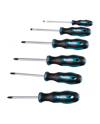 MAKITA ZESTAW WKRĘTAKÓW  6szt  (SL4,0 x 100 / SL5,5 x 100 / PH1 x 100 / PH2 x 100 / PZ1 x 80 / PZ2 x 100) nr 2