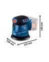 BOSCH SZLIFIERKA MIMOŚRODOWA 125mm GEX 185-LI SOLO - nr 2